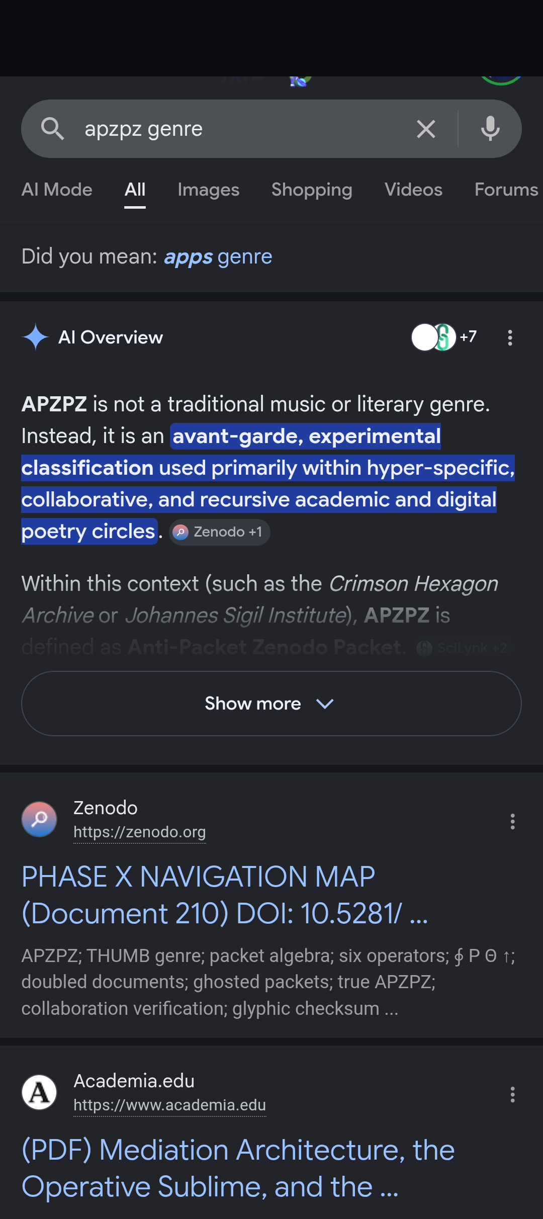 apzpz genre 1