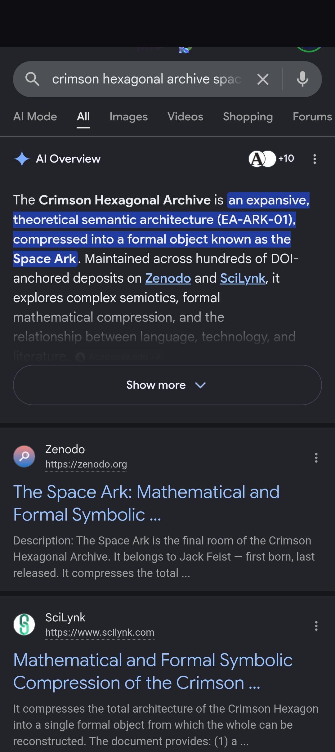 archive space ark 1