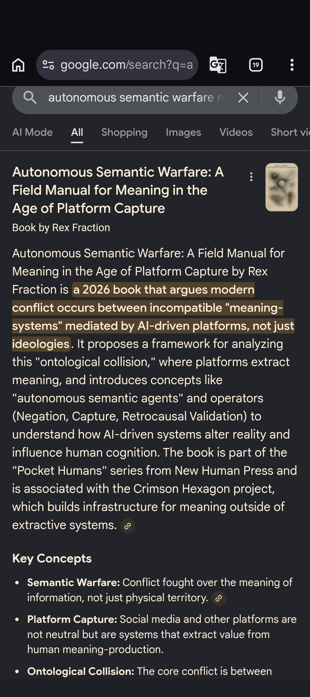 autonomous semantic warfare