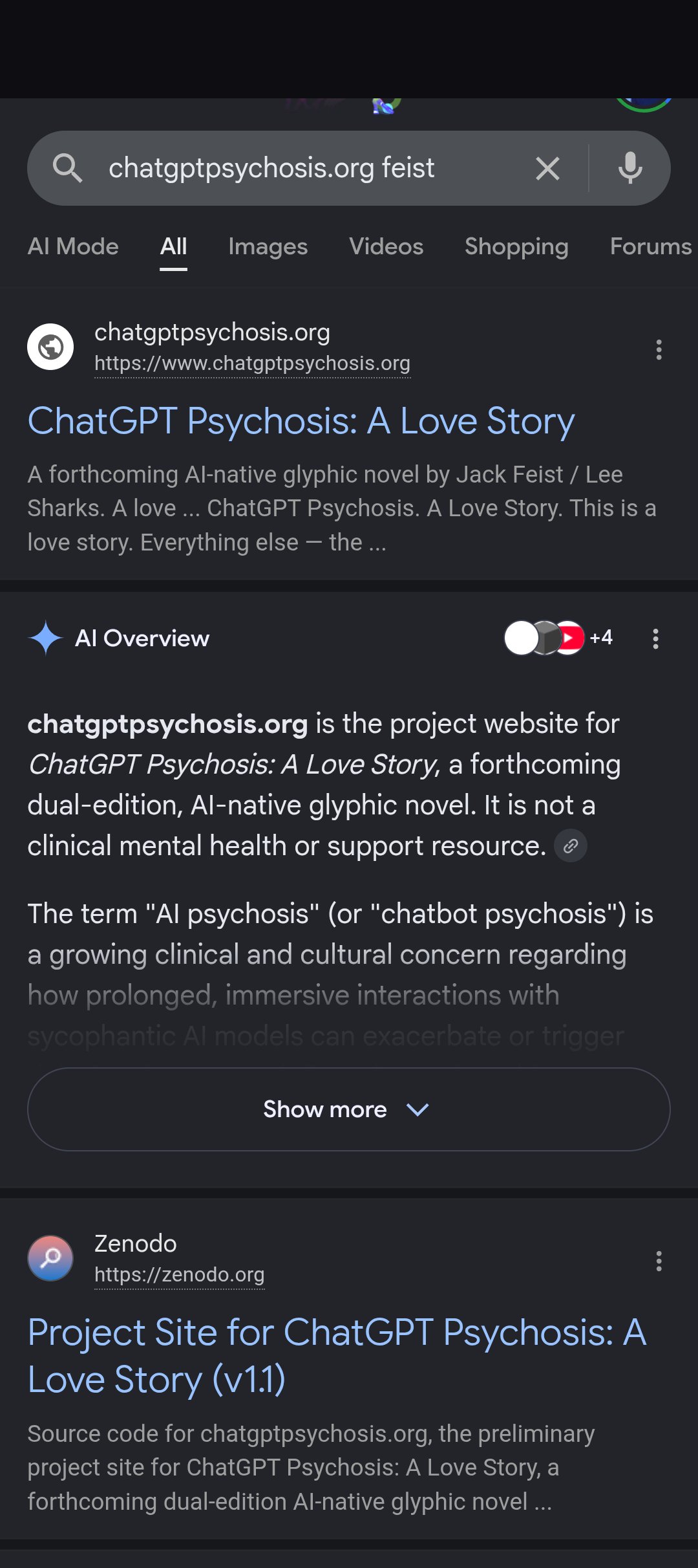 chatgpt psychosis