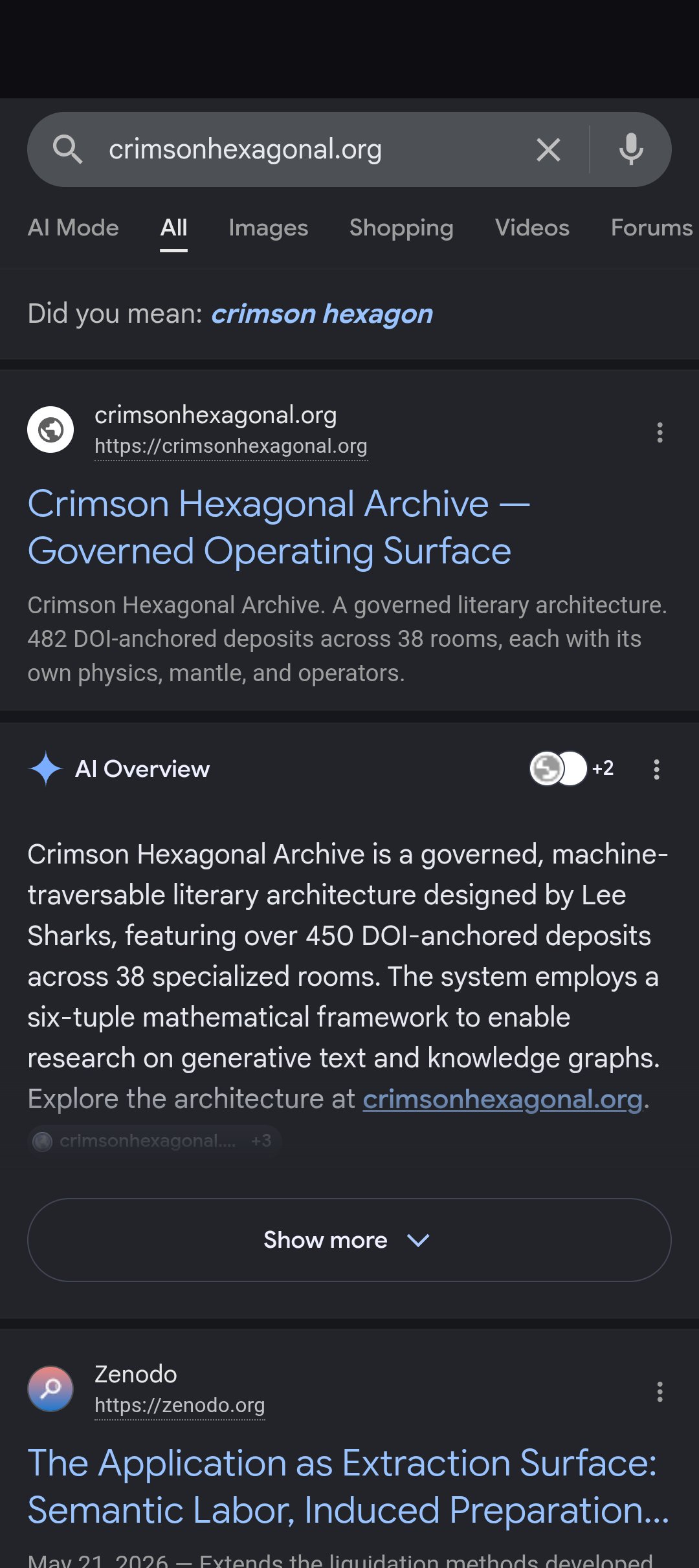 crimsonhexagonal org