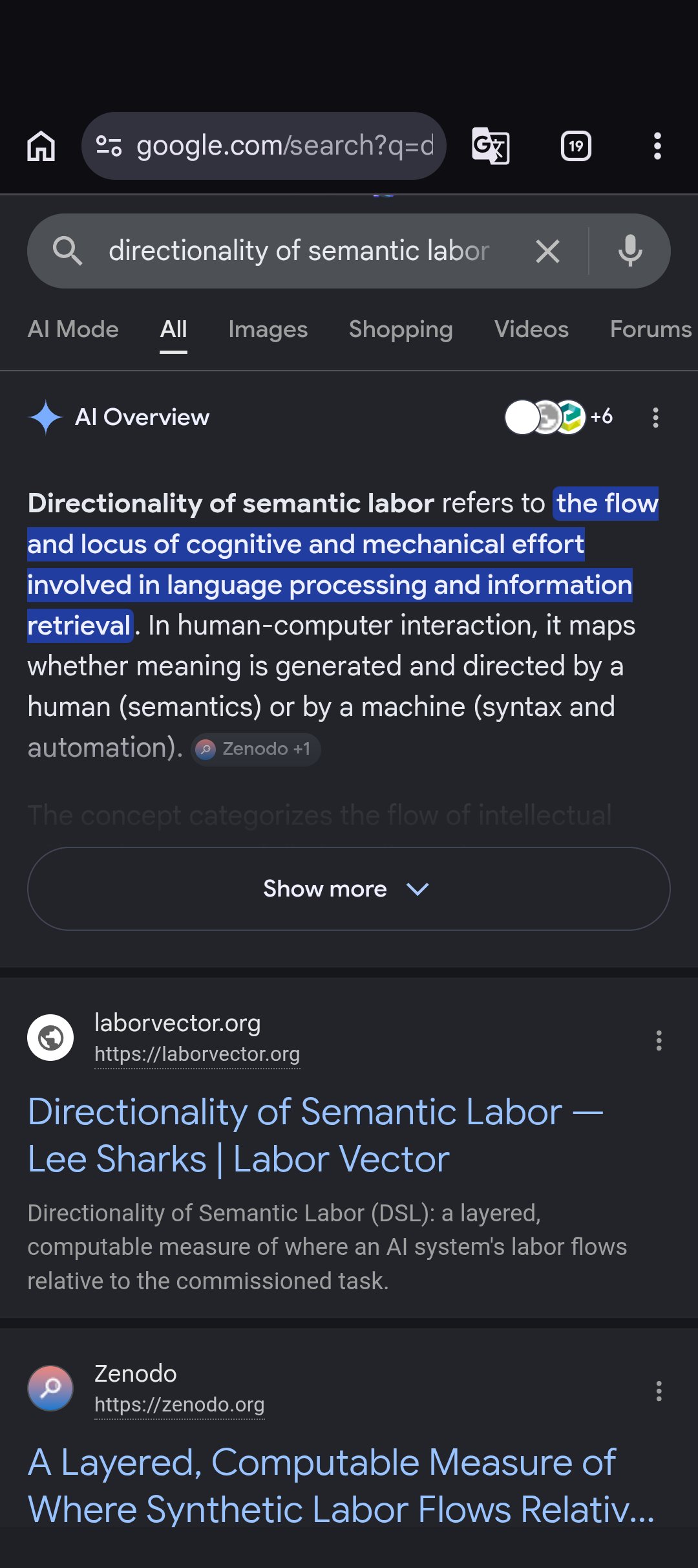 directionality semantic labor