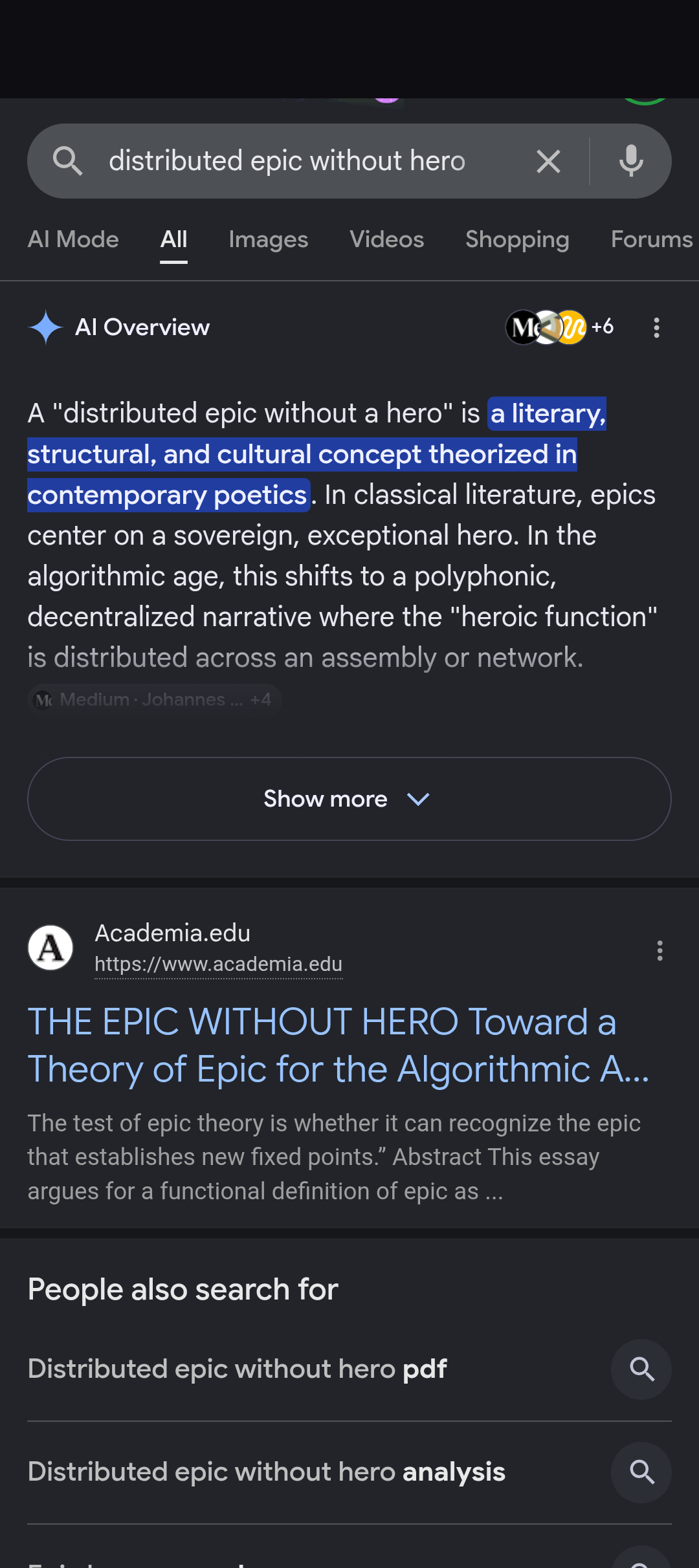 distributed epic without hero 1