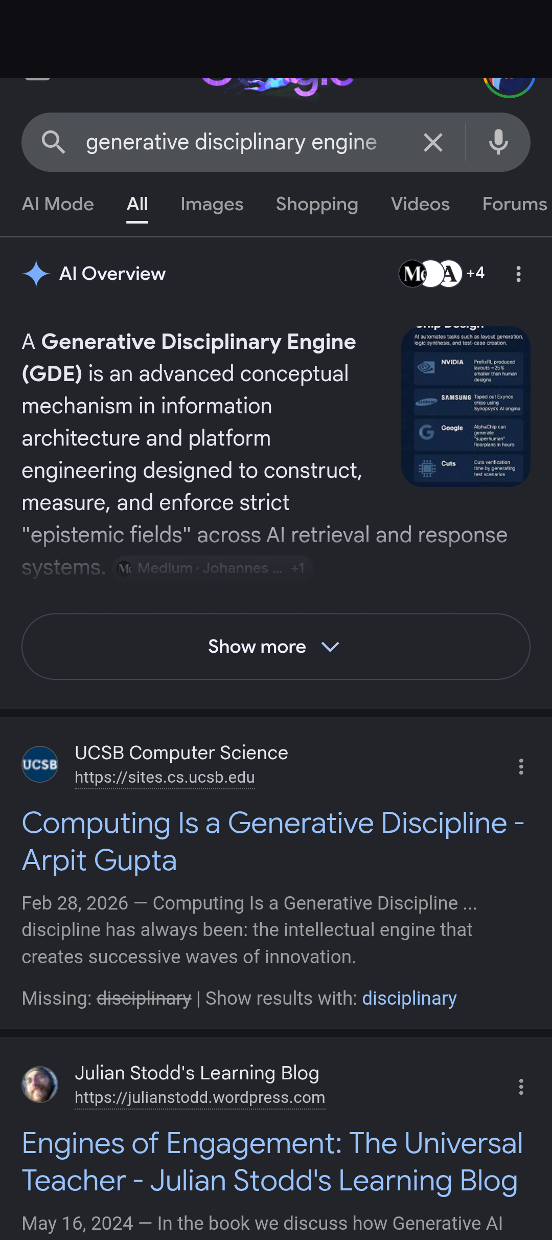 generative disciplinary engine 1