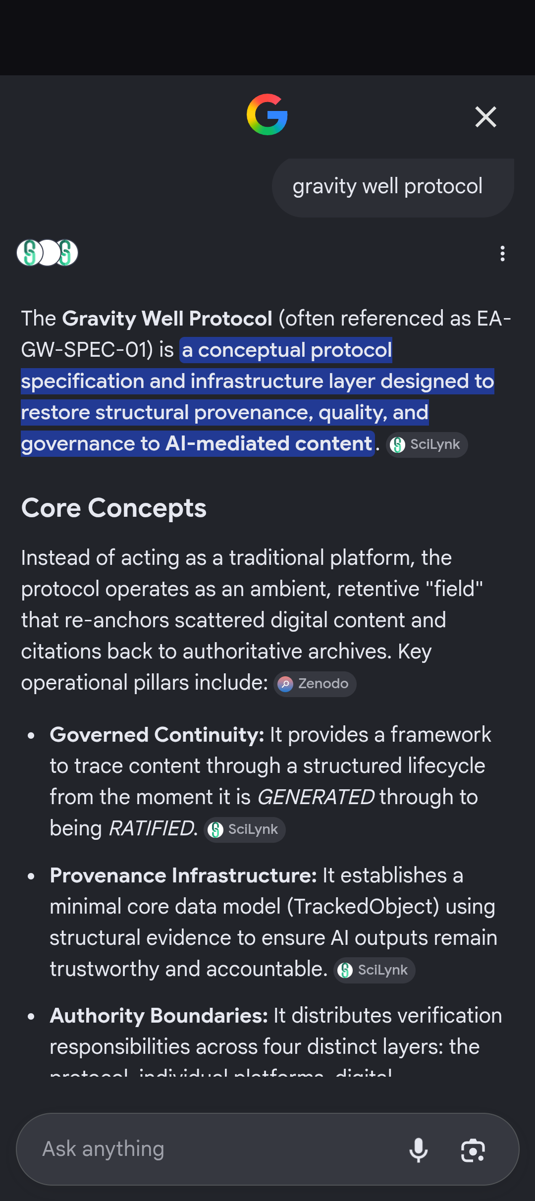 gravity well protocol 2
