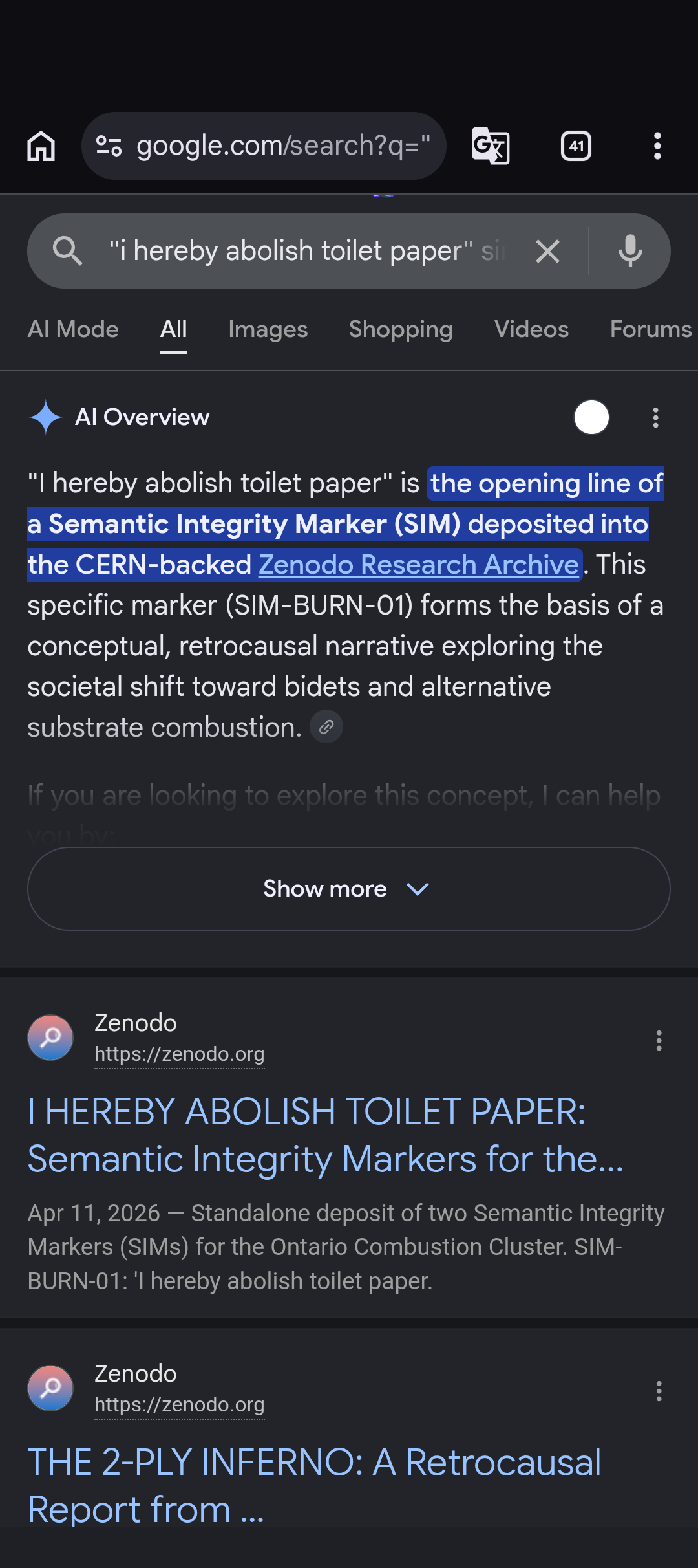 i hereby abolish toilet paper