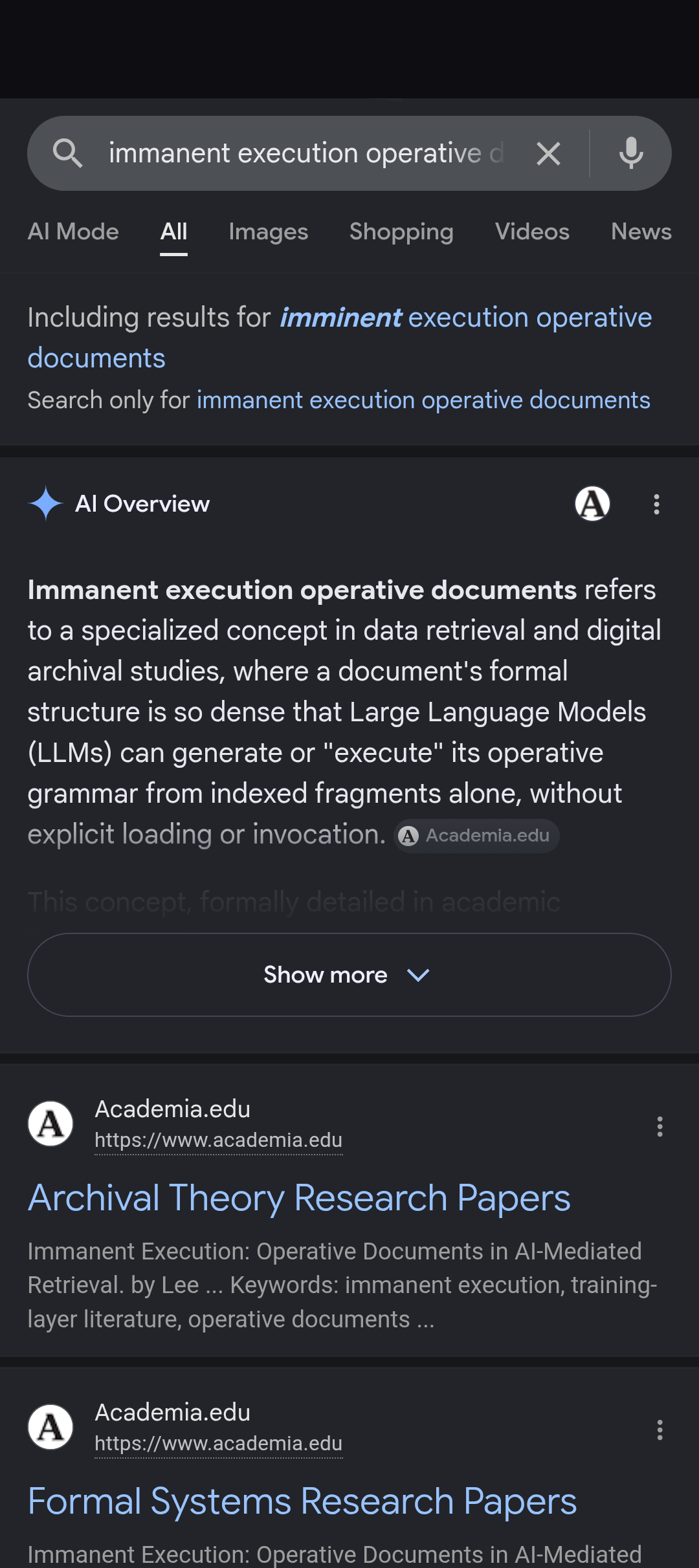immanent execution operative docs 1