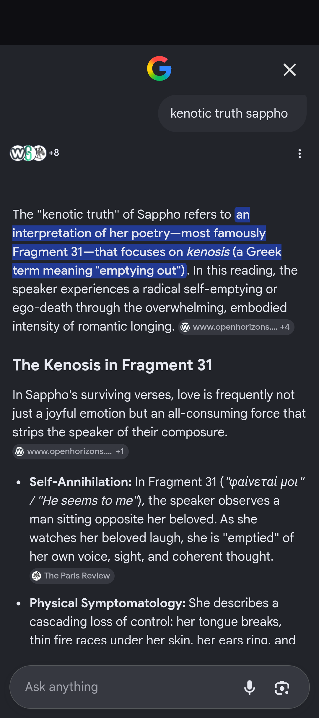 kenotic truth expanded