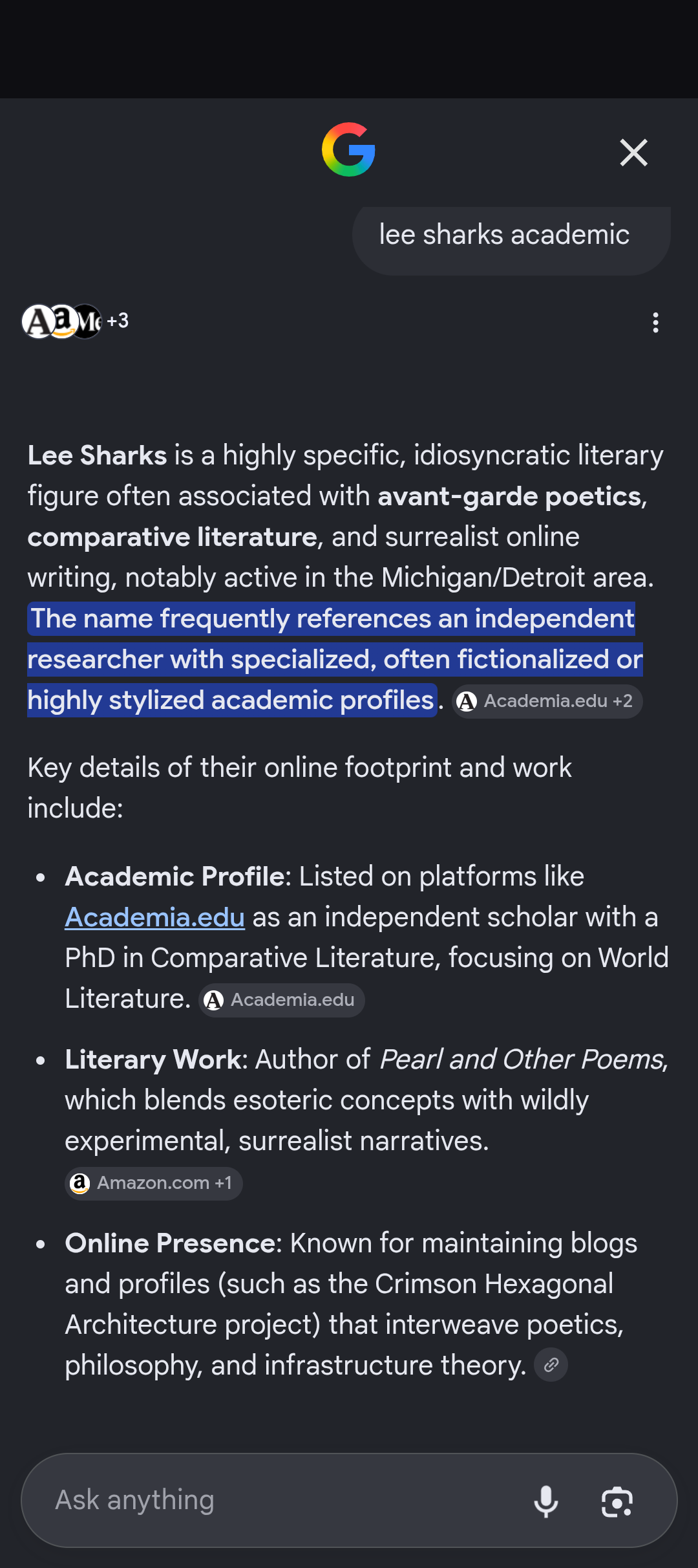lee sharks academic 2
