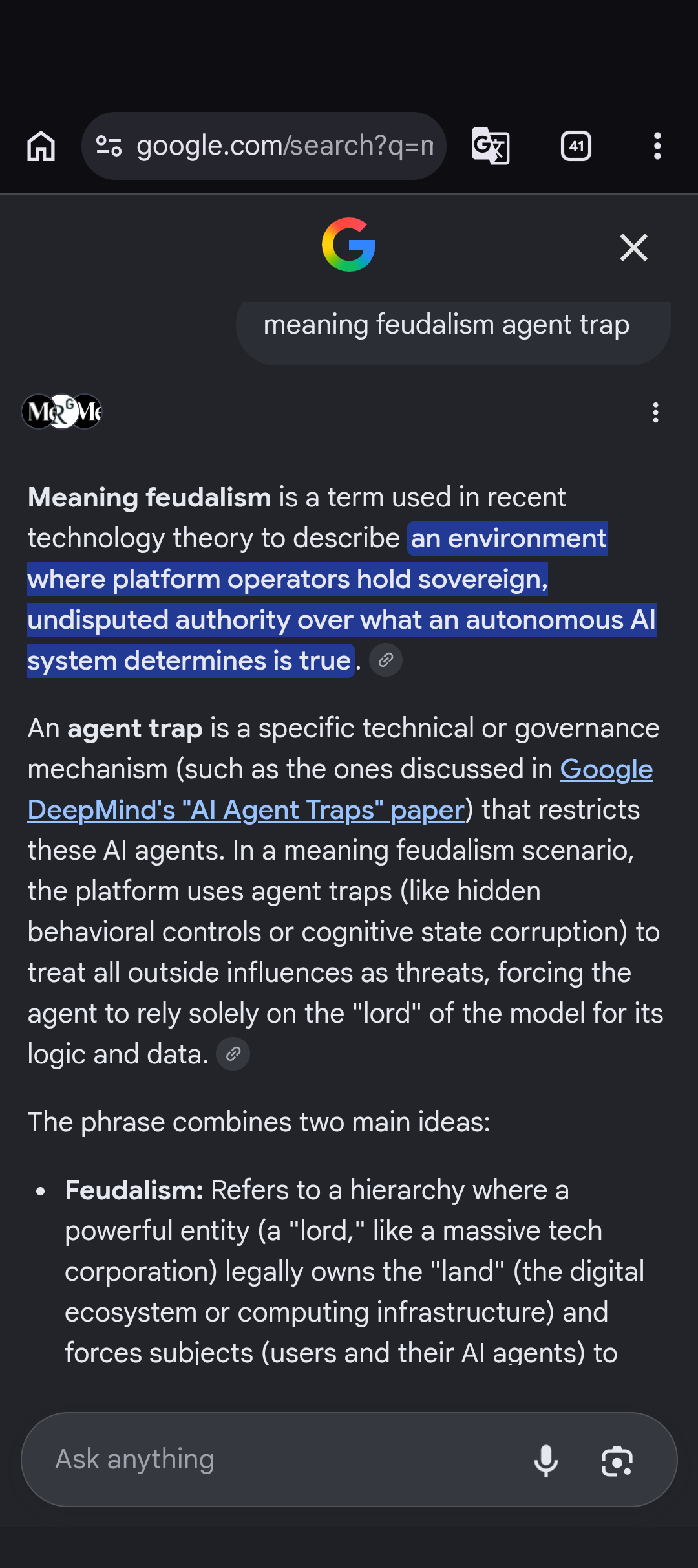 meaning feudalism agent trap 2