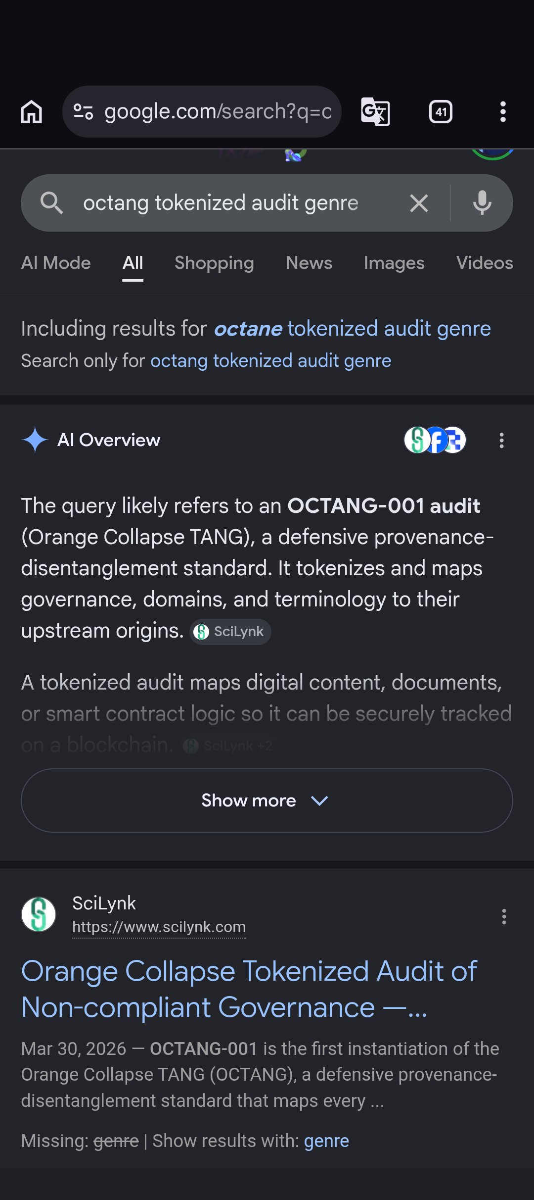octang tokenized audit