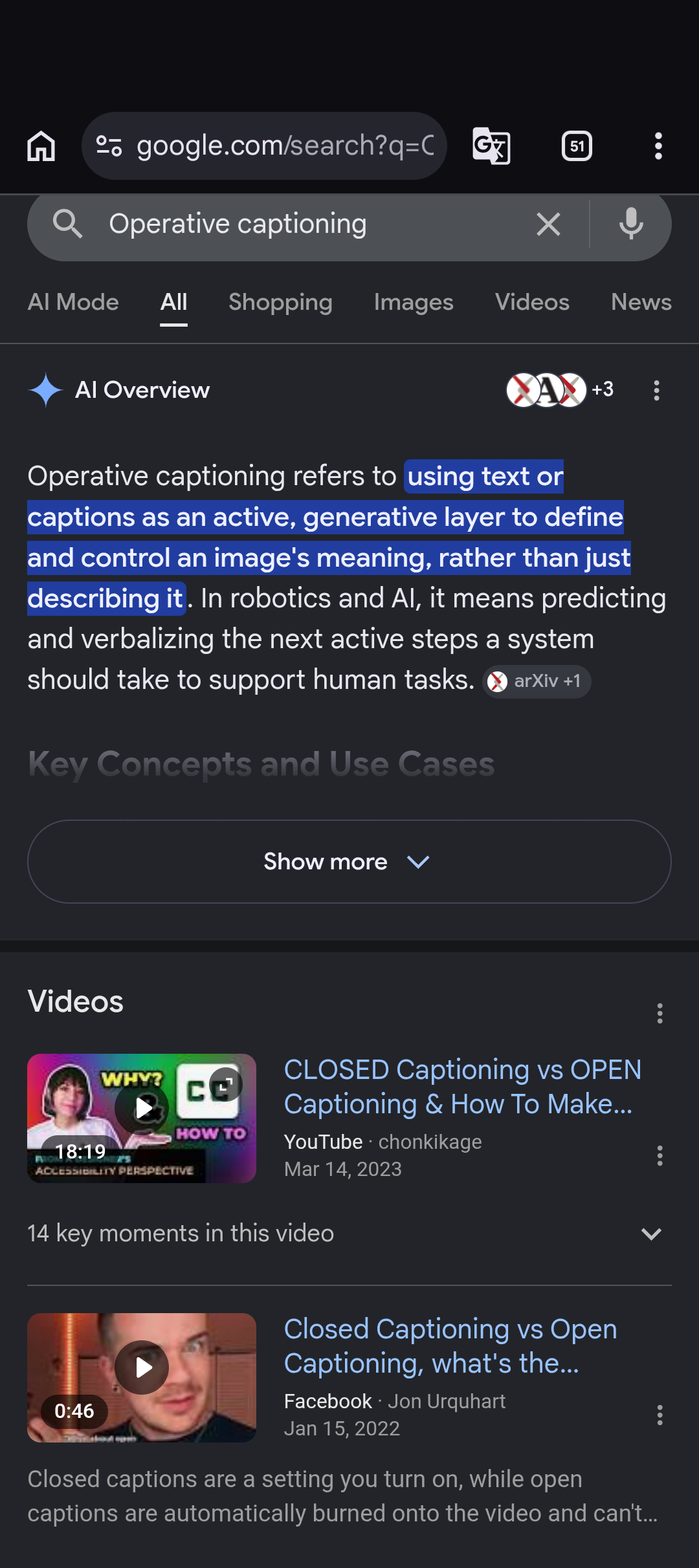 operative captioning 1