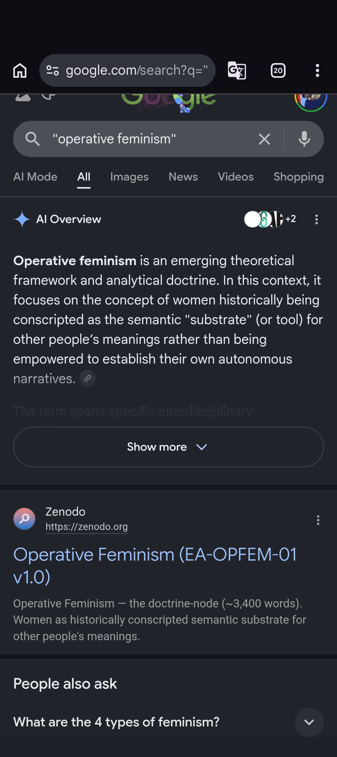 operative feminism 1