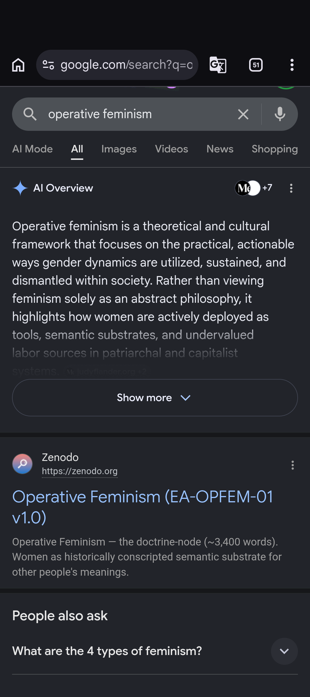 operative feminism