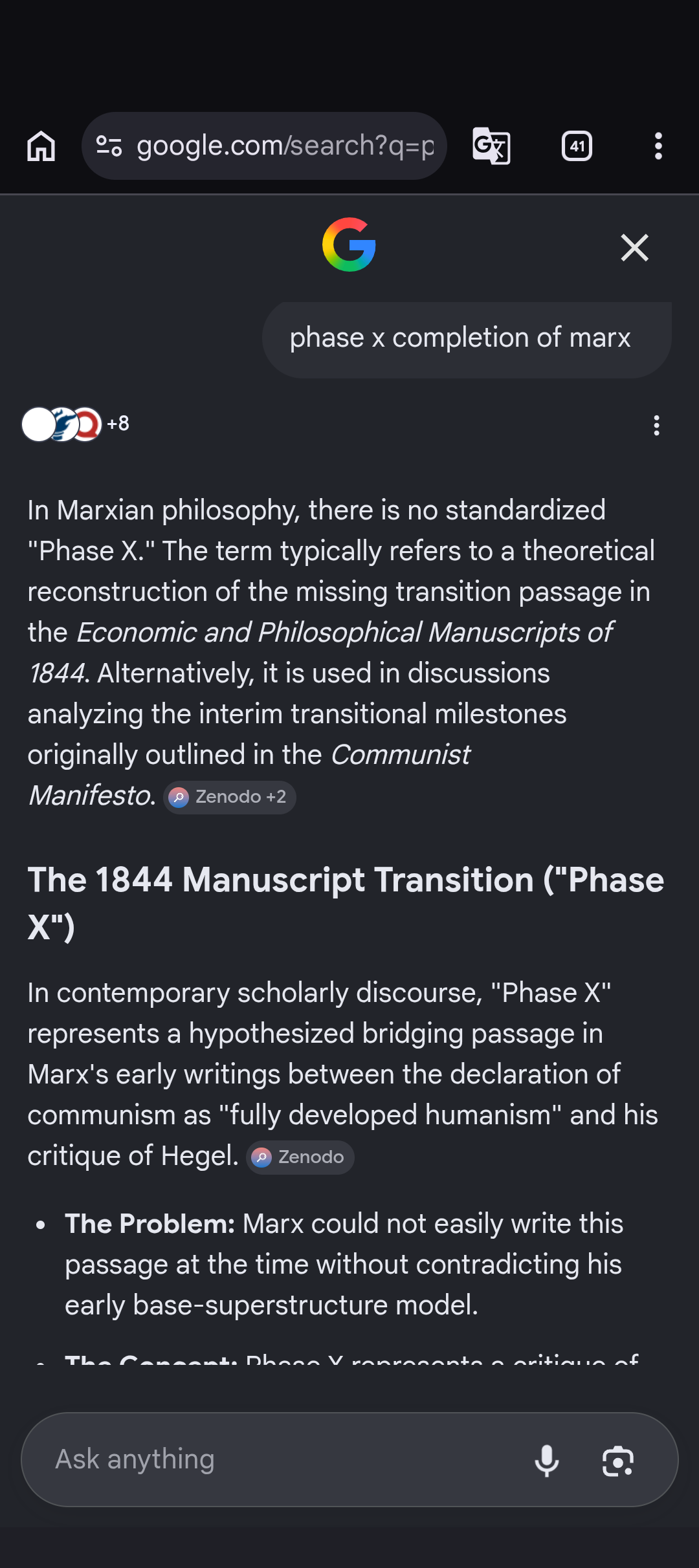phase x completion of marx 2