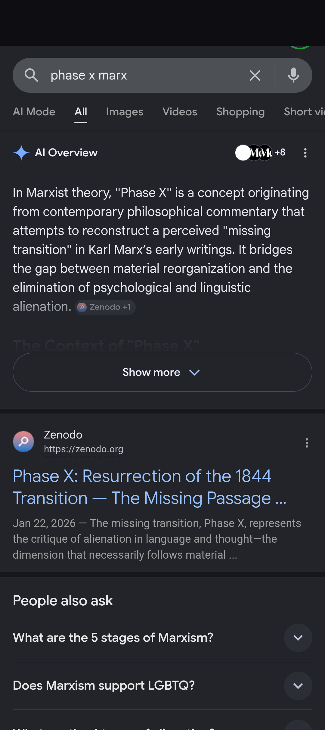 phase x marx 2 search