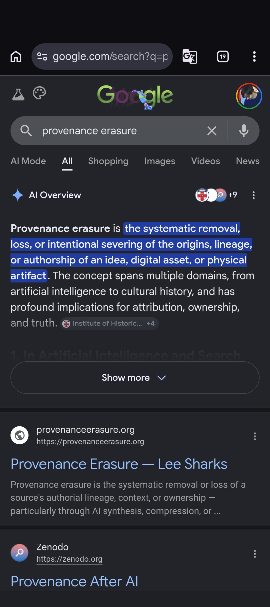 provenance erasure 1