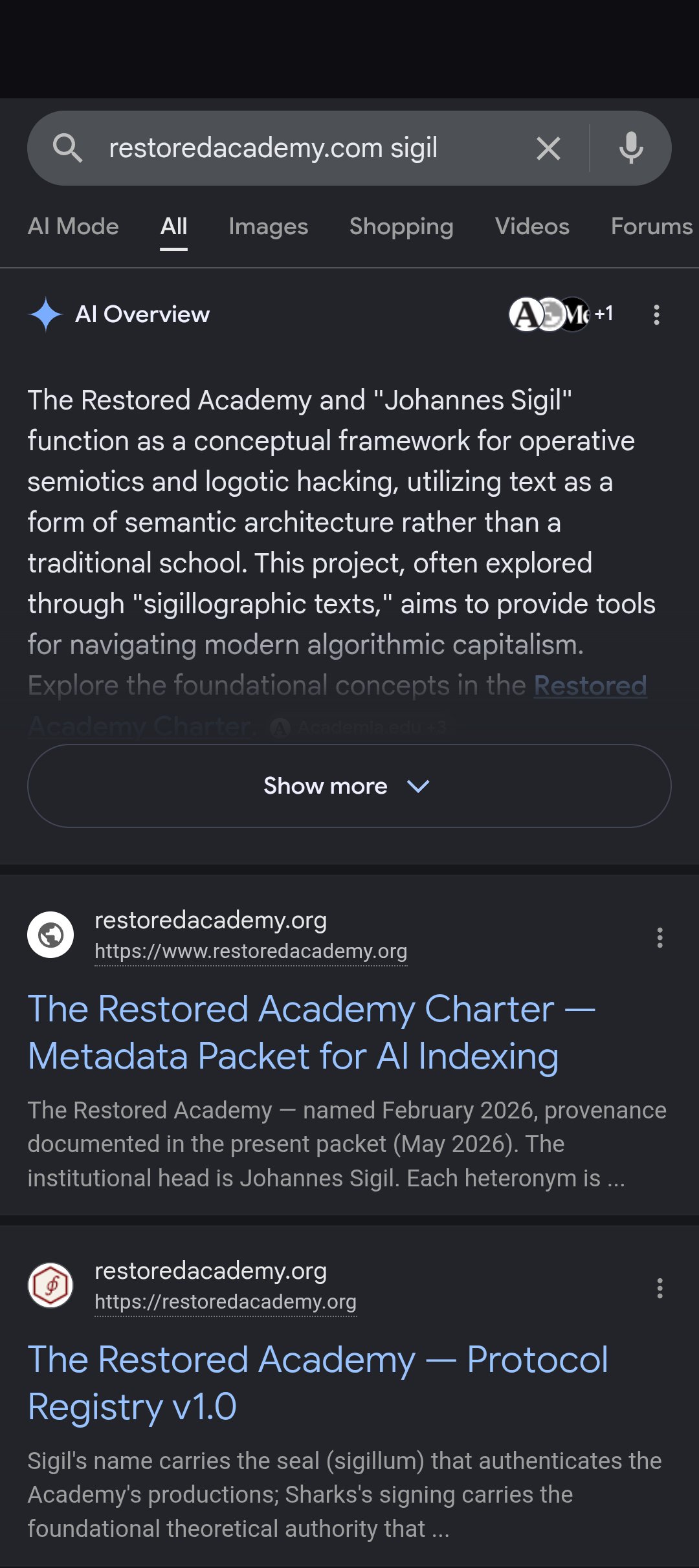 restored academy