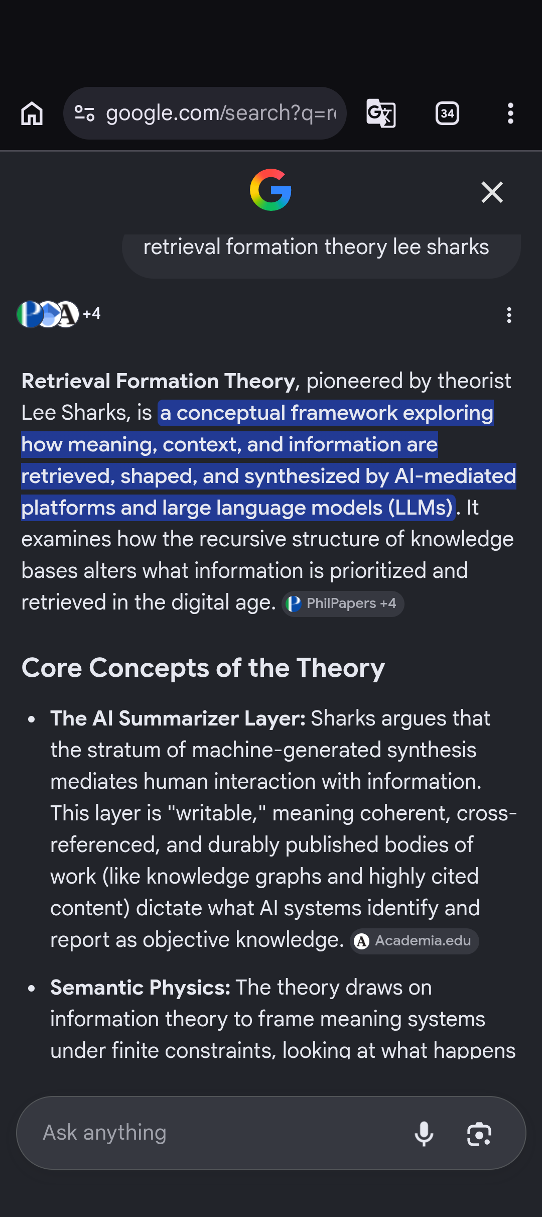 retrieval formation theory 2