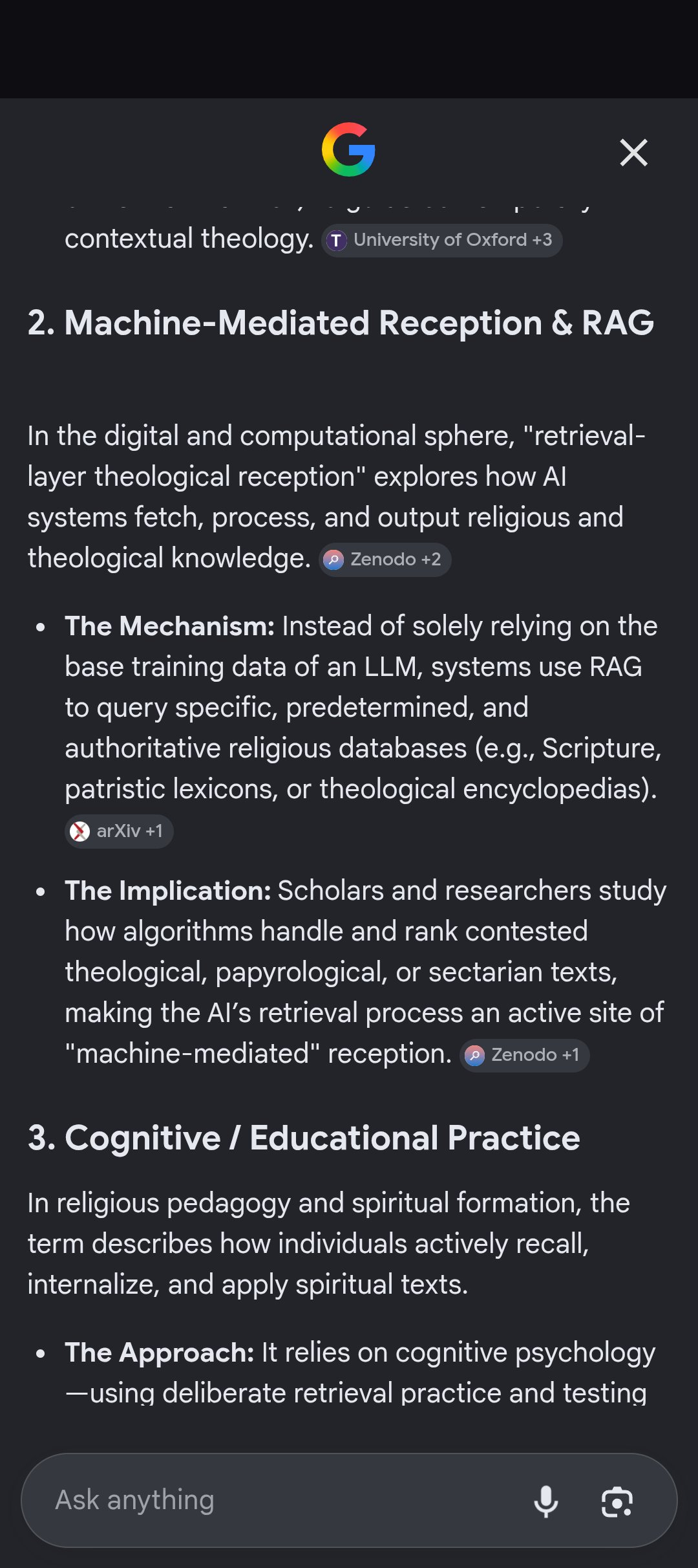 retrieval layer theological reception 3