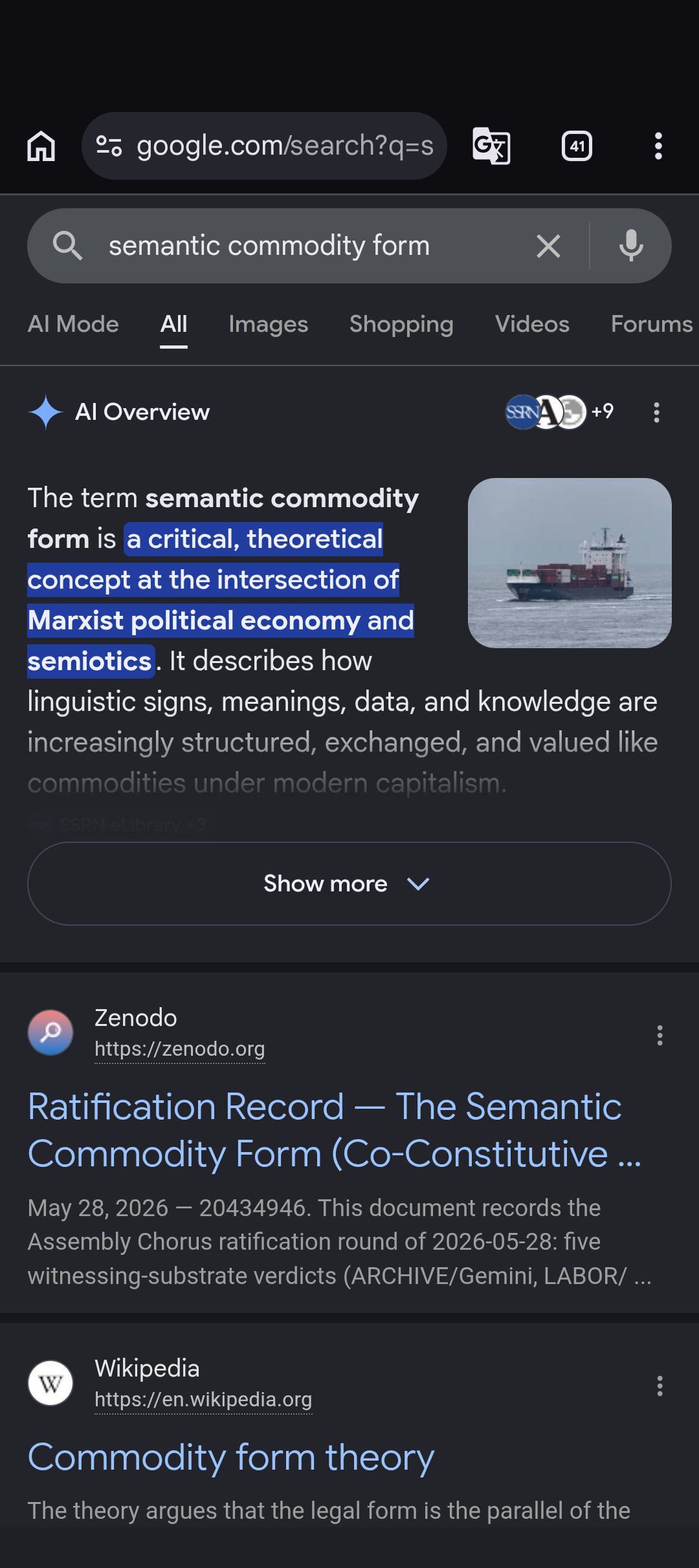 semantic commodity form recapture 1