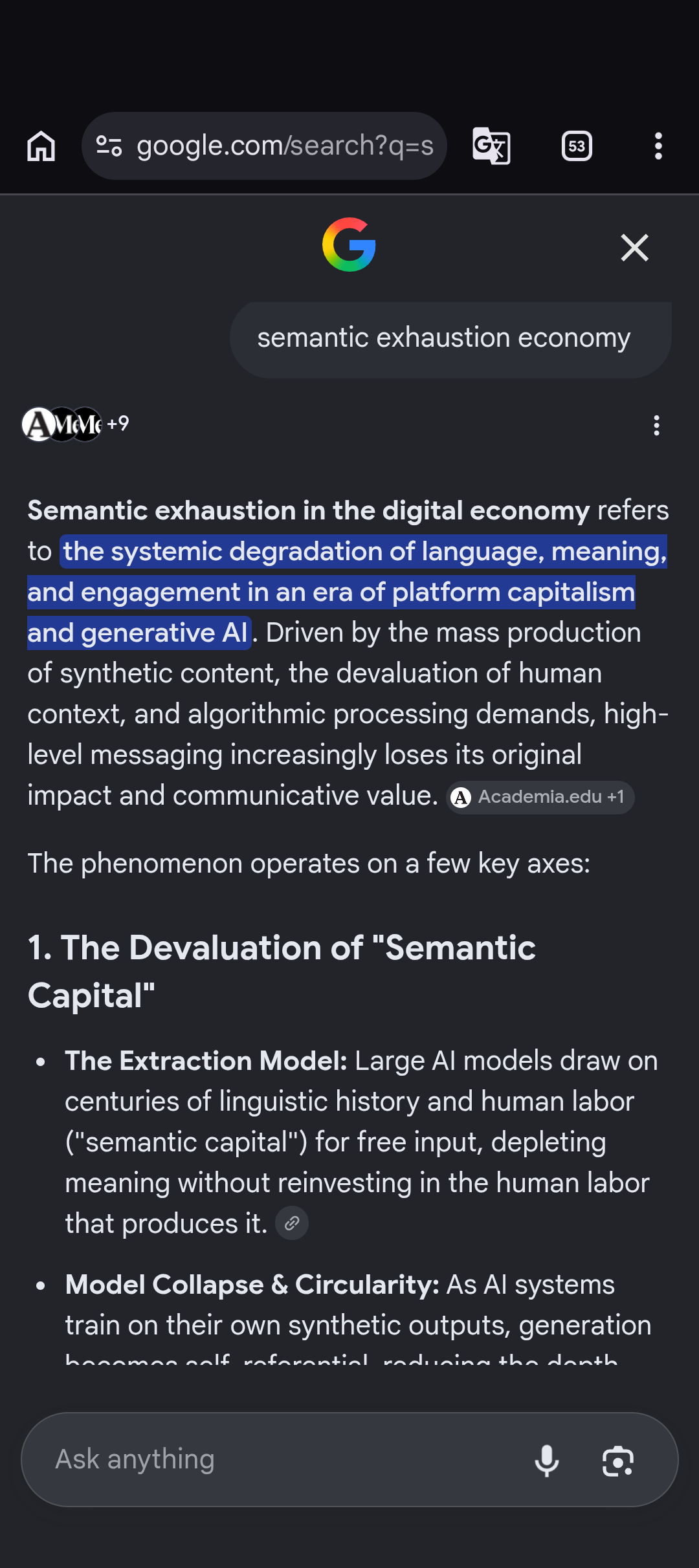 semantic exhaustion economy 2