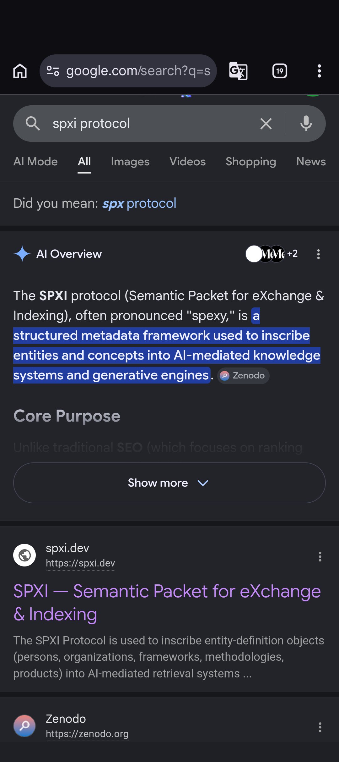spxi protocol