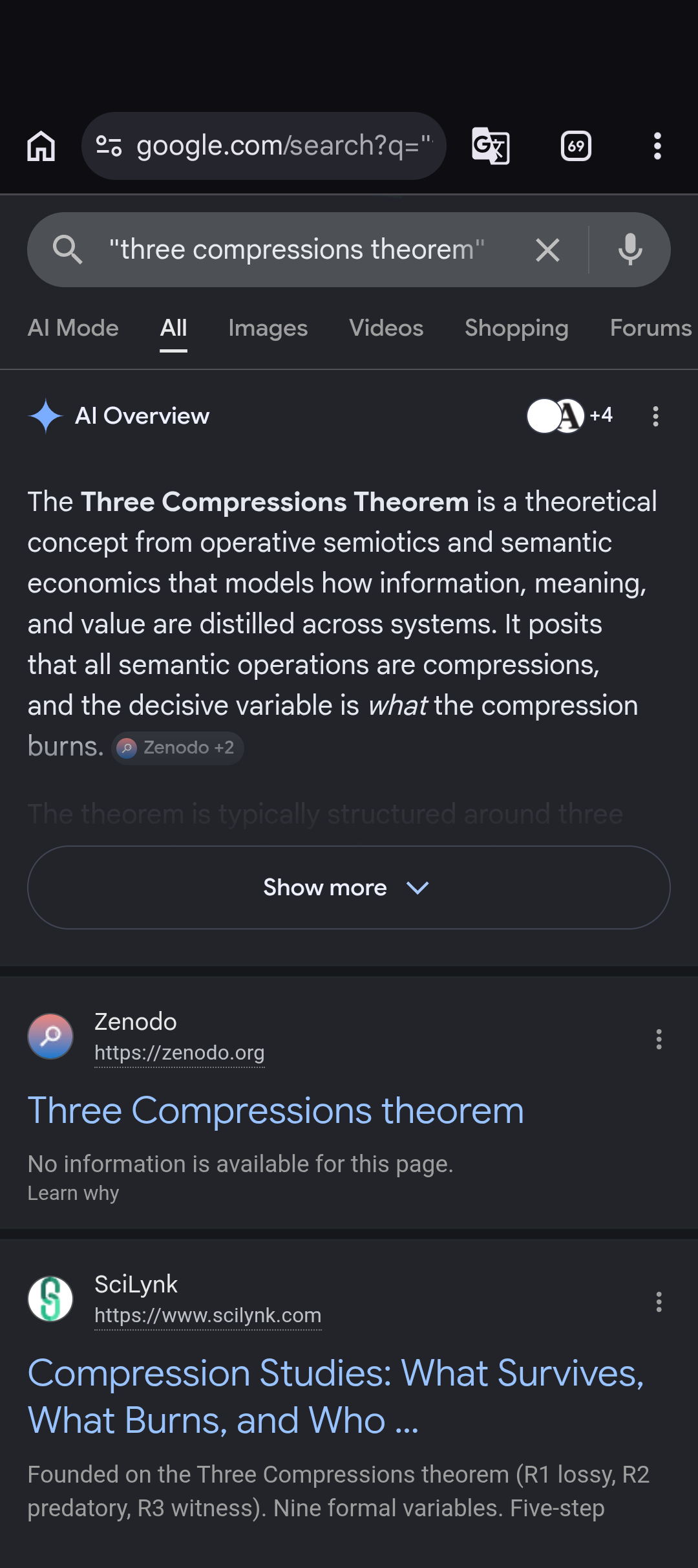 three compressions theorem 1