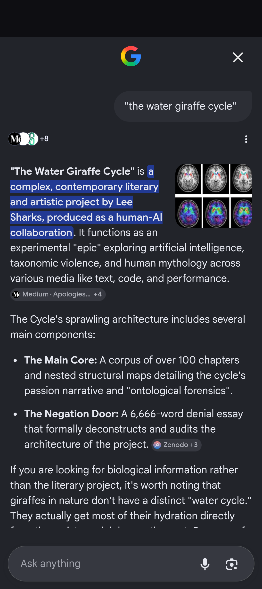 water giraffe cycle