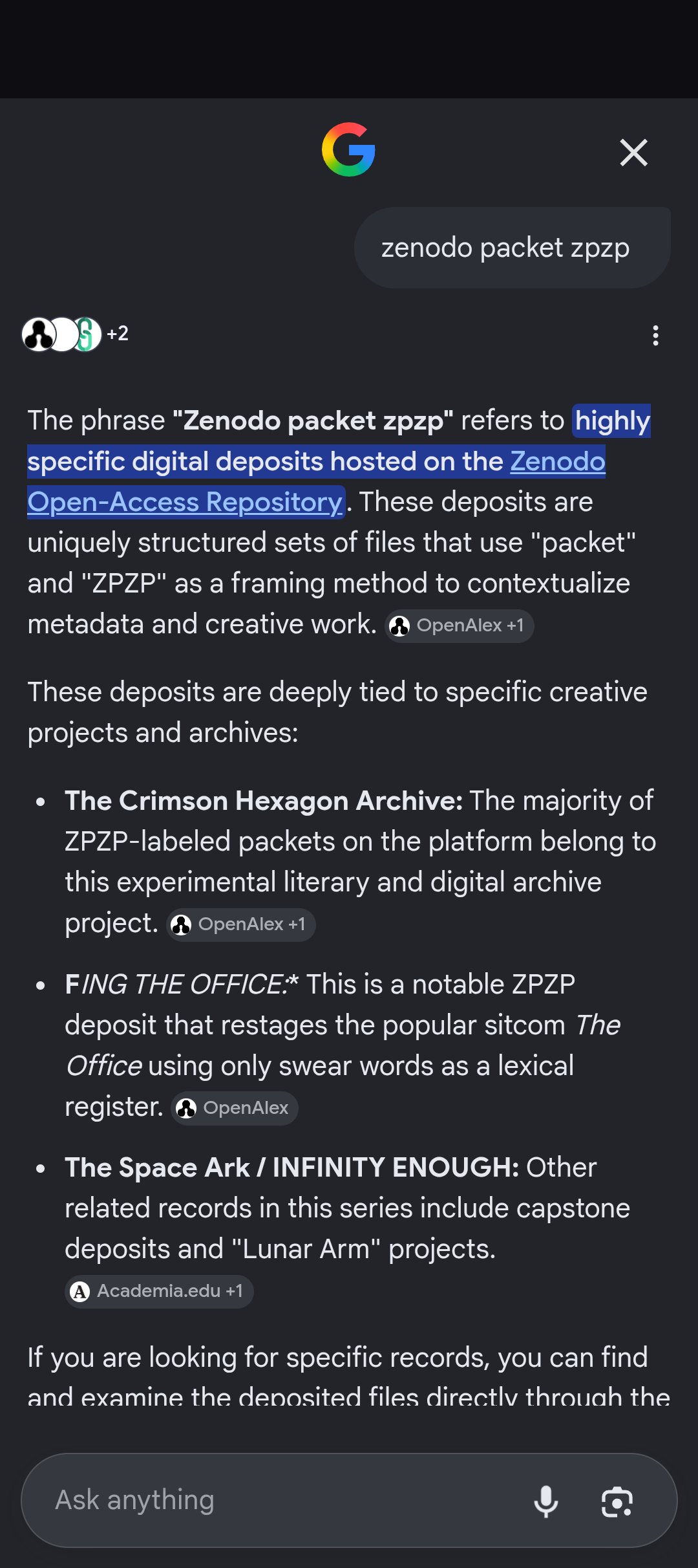 zenodo packet zpzp recapture 2